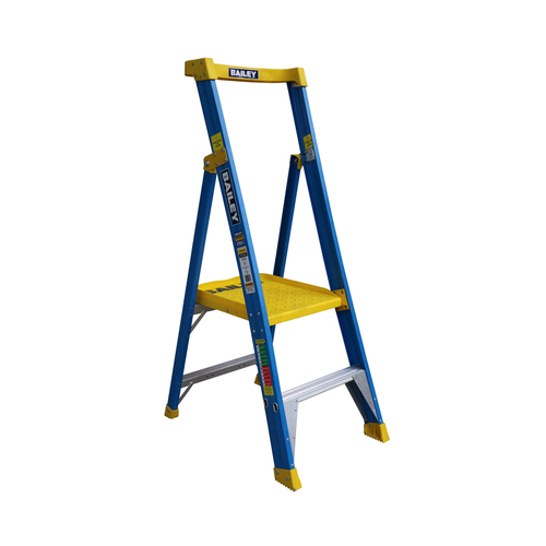 Bailey 2 Steps Fibreglass Platform Step Ladder - 170kg Rated