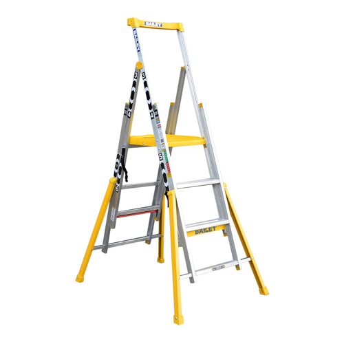 Bailey 170KG Adjustable Aluminium Platform Step Ladder