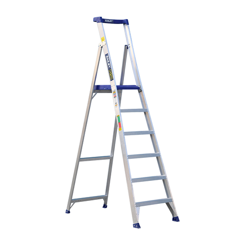 Bailey 6 Steps Platform Ladder P150 Job Station - 150kg Rated