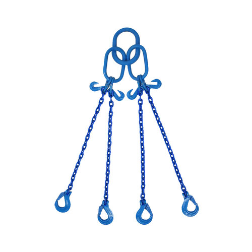 Grade 100 Four Leg Chain Sling 10mm - Length 2m