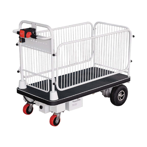 500kg Rated Electric Powered Trolley Cart with Cage 