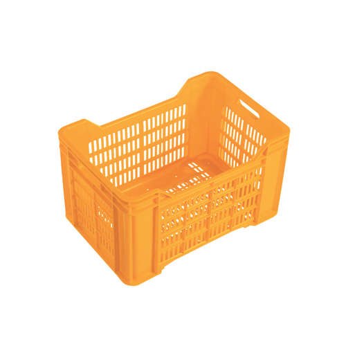 44L Plastic Crate Lug Box Vented [Delivery: VIC, NSW, QLD]