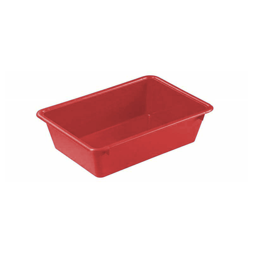16L Plastic Crate Nesting Container- Red