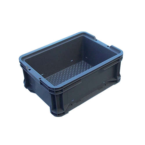 12.5L Plastic Crate Stacking Container Vented [Delivery: VIC, NSW, QLD]