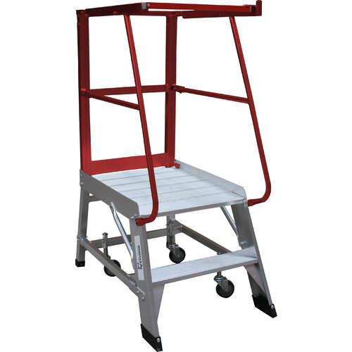 Monstar 2 Steps Mobile Order Picker Ladder - 150kg rated