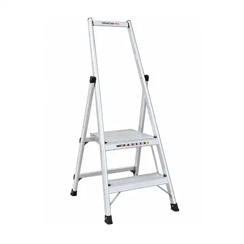 Monstar Slimline Platform Ladder - 150kg [Steps: 2]