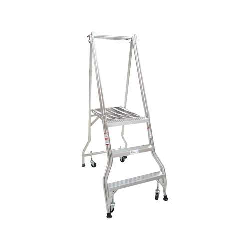 Monstar 3 Steps Mobile Platform Ladder With Castors - 150kg Rated