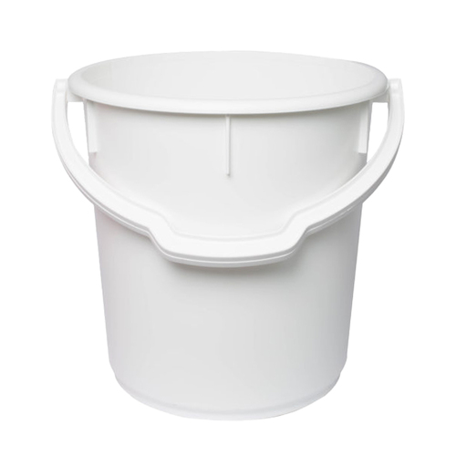 22L Plastic Bucket 360 X 360mm - White