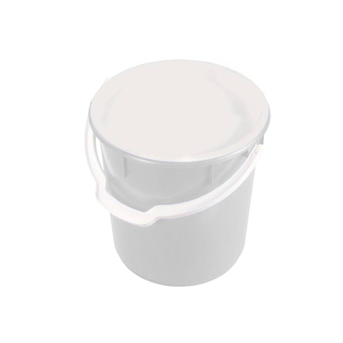 13L Plastic Bucket - White