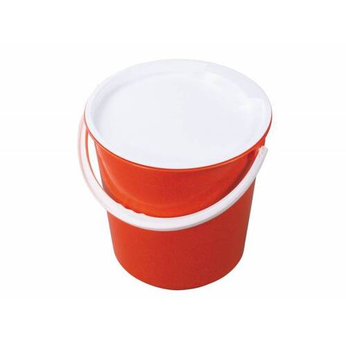 13L Plastic Bucket - Red