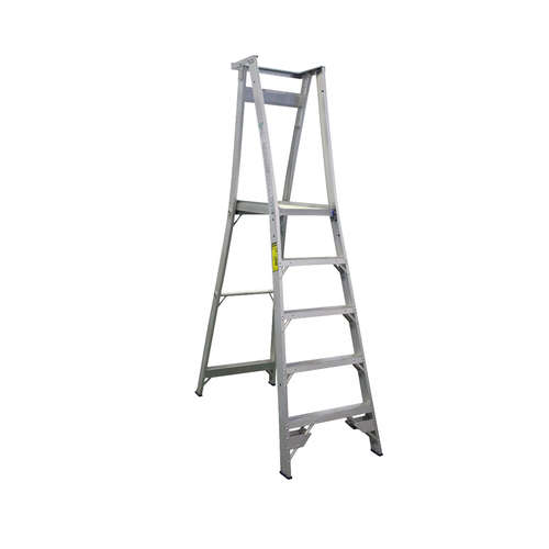 Indalex 150kg 5 Step Platform Ladder - Platform Height - 1.50 m