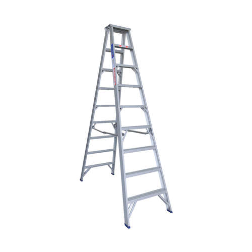 Indalex 9 Step Double Sided Aluminium Step Ladder - 180kg Rated