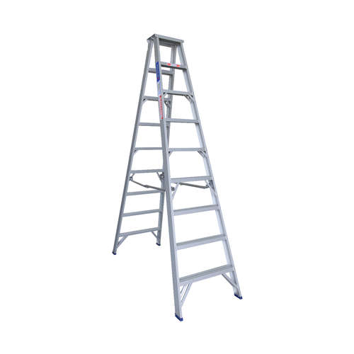 Indalex 180kg 9 Step Double Sided Aluminium Step Ladder Model