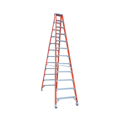Indalex 150KG 14 Step Fibreglass Double Sided Step Ladder - Ladder Height - 4.30 m