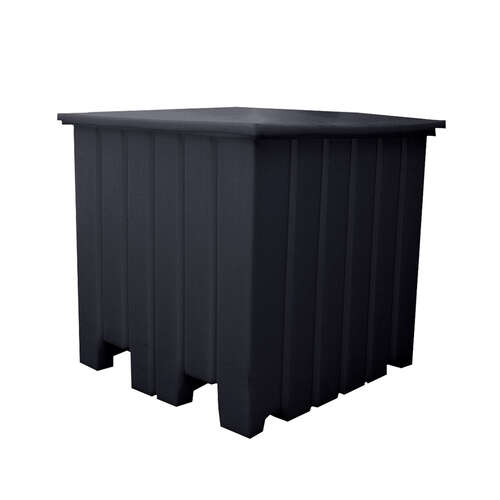 1000L Plastic Poly Tank - Black [Delivery: VIC, NSW, QLD]