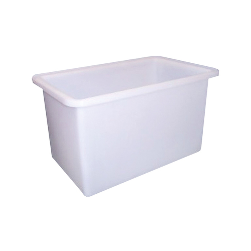 130L Plastic Poly Tank Container - White [Delivery: VIC, NSW, QLD]