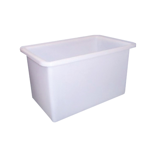130L Plastic Poly Tank - White [Delivery: VIC, NSW, QLD]
