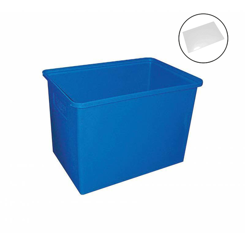 130L Blue Plastic Poly Tank Container [Delivery: VIC, NSW, QLD]