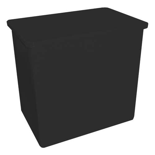 170L Plastic Poly Tank Container - Black [Delivery: VIC, NSW, QLD]