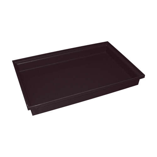 25L Rotomould Tray Food Grade - 813 x 517 x103mm - Black [Delivery: VIC, NSW, QLD]