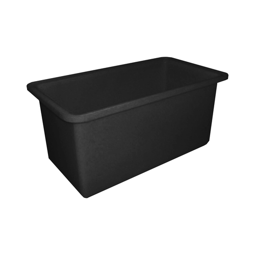 450L Plastic Poly Tank- Black [Delivery: VIC, NSW, QLD]