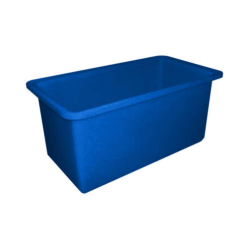 450L Plastic Poly Tank Container - Blue [Delivery: VIC, NSW, QLD]
