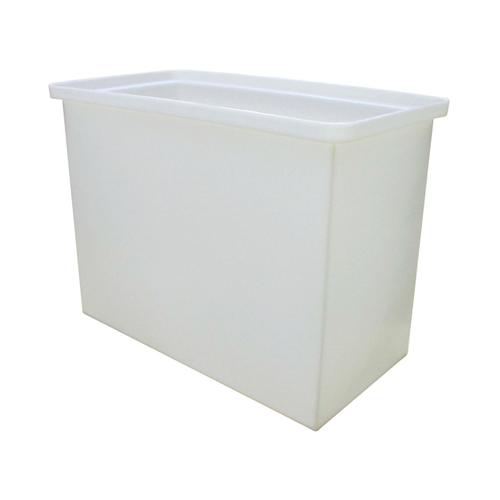 690L Plastic Rectangular Tank - White