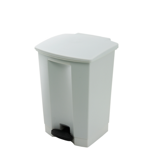 68L Step-On Commercial Waste Bin - White