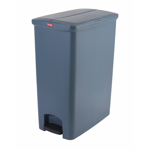 90L Svelte Step-On Commercial Pedal Waste Bin - Grey