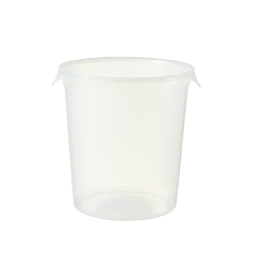 7.6 Litre Round Storage Container - Semi-clear Polypropylene
