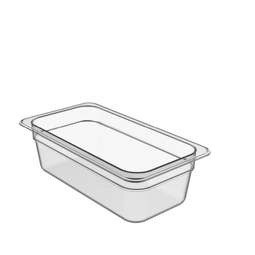 3.8 Litre Cold Food Pan, 1/3 Size, PolyCarbonate, BPA-free