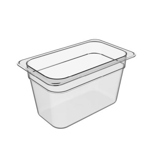 3.8 Litre Cold Food Pan, 1/4 Size, PolyCarbonate, BPA-free