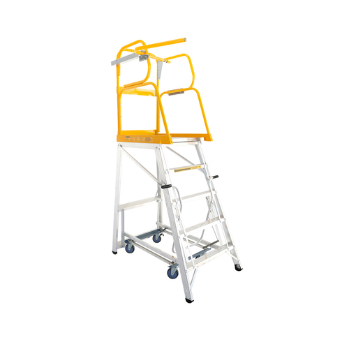 Navigator 8 Steps Order Picking Ladder -150kg Rated - Pro Model