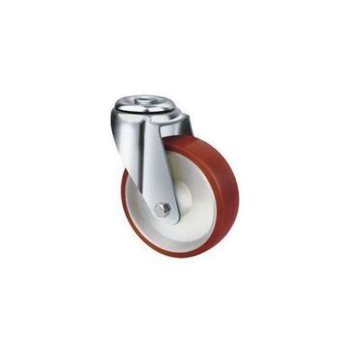 100mm TE22UNI_H Stainless Steel Poly CASTORS