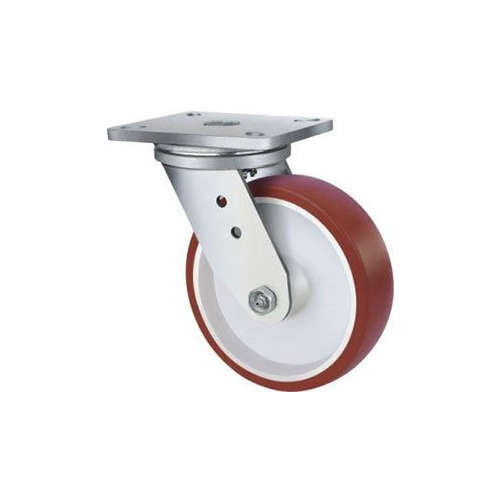 300kg Rated Urethane Castor - 125mm - Swivel