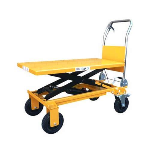 200kg Rough Terrain Scissor Lift Table - Manual