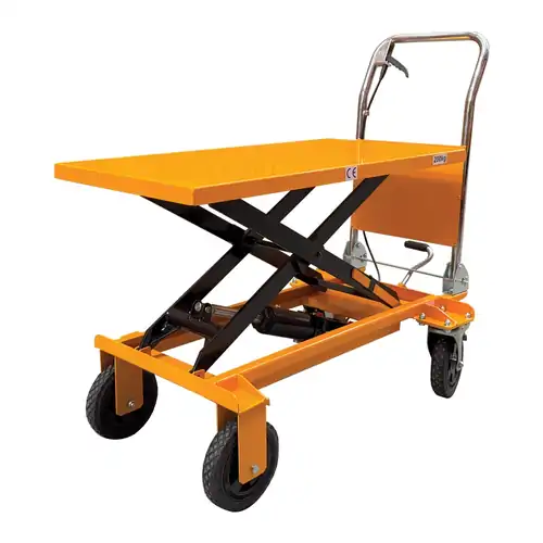200kg Rough Terrain Scissor Lift Table - Manual