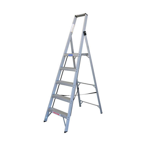 Indalex 5 Steps Slimline Platform Ladder - 120kg Rated