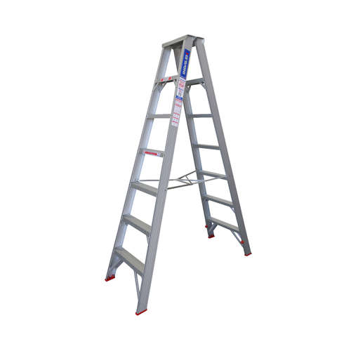 Indalex 120kg 7 Step Double Sided Aluminium Step Ladder