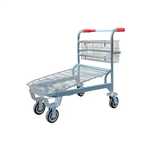 200kg Rated Nesting Cargo Trolley with Basket