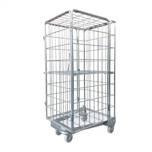 500kg Rated 4 Sided Nesting Roll Cage