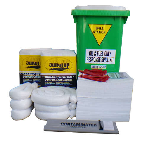 240 Litre Compliant Oil Fuel Spill Kit - AusSpill Quality Compliant