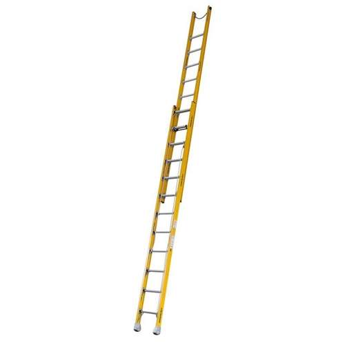 Indalex Fibreglass Extension Ladder - 3.3m to 5.2m - 150kg