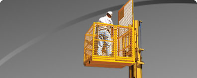 How to safely lift a person from a Forklift using a Safety Cage main image